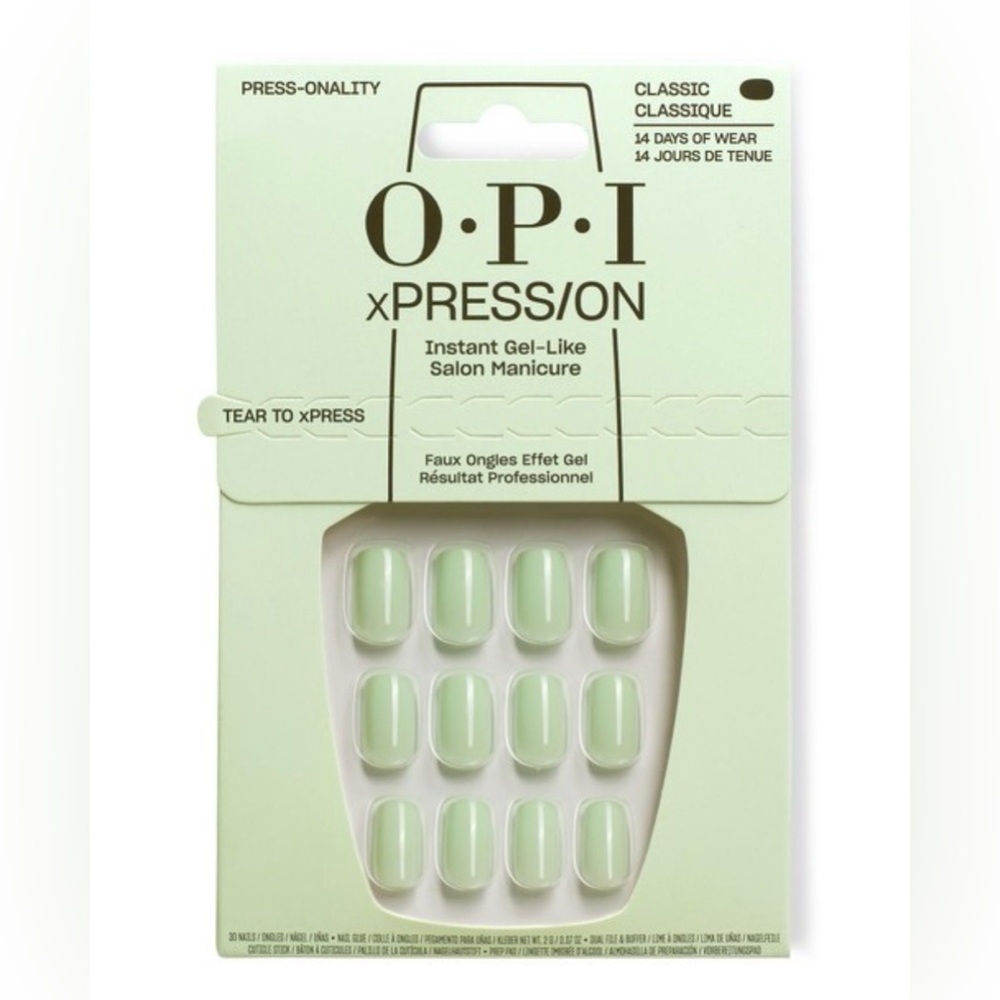 OPI xpress on instant gel like salon manicure Classic